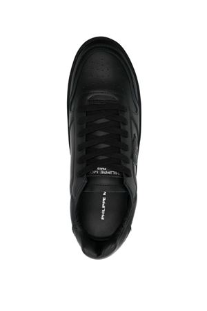 Nice Low-Top Sneakers in Leather, Black PHILIPPE MODEL | VNLUV004